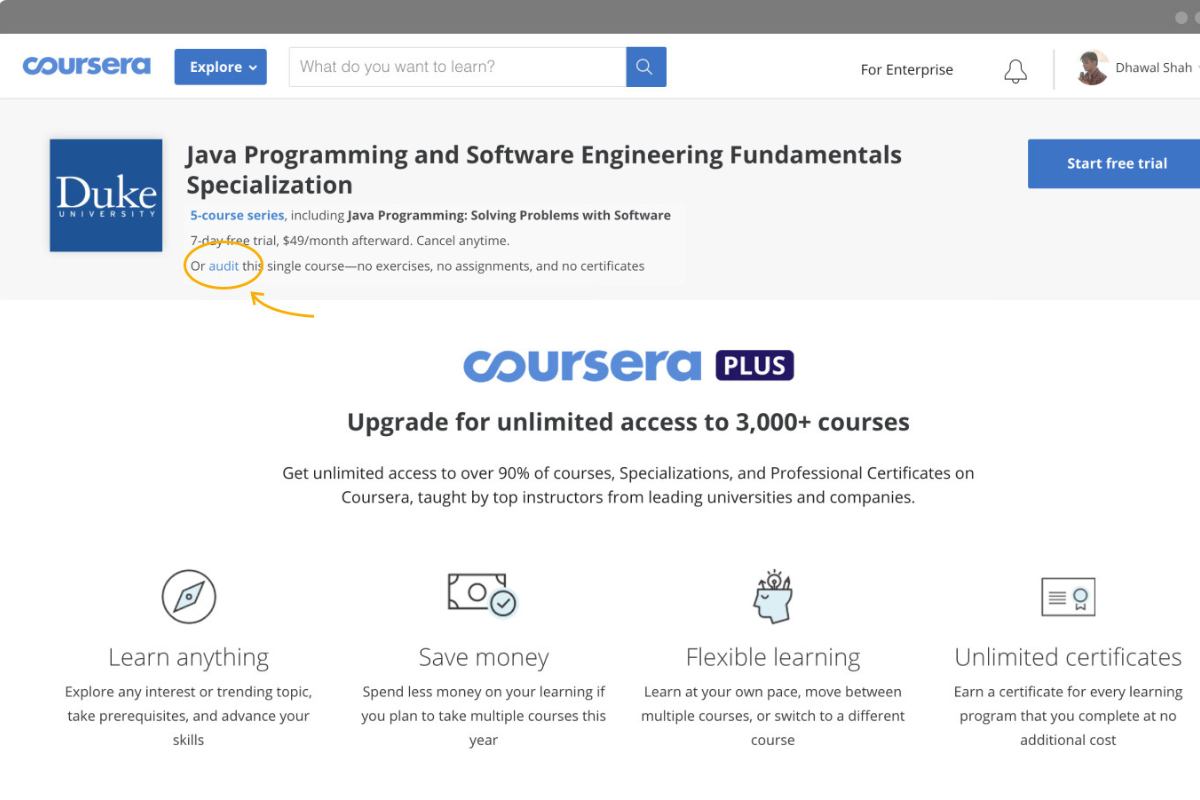 Khóa học lập trình C online trên Udemy và Coursera