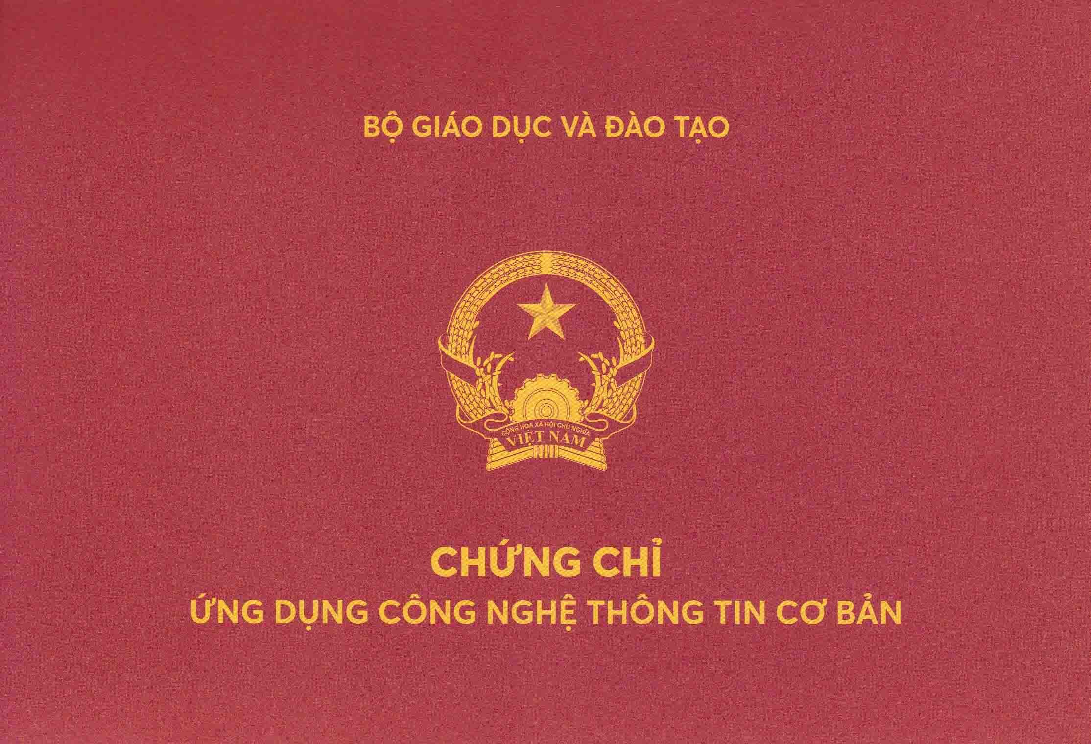 Chứng chỉ ứng dụng công nghệ thông tin cơ bản là gì?