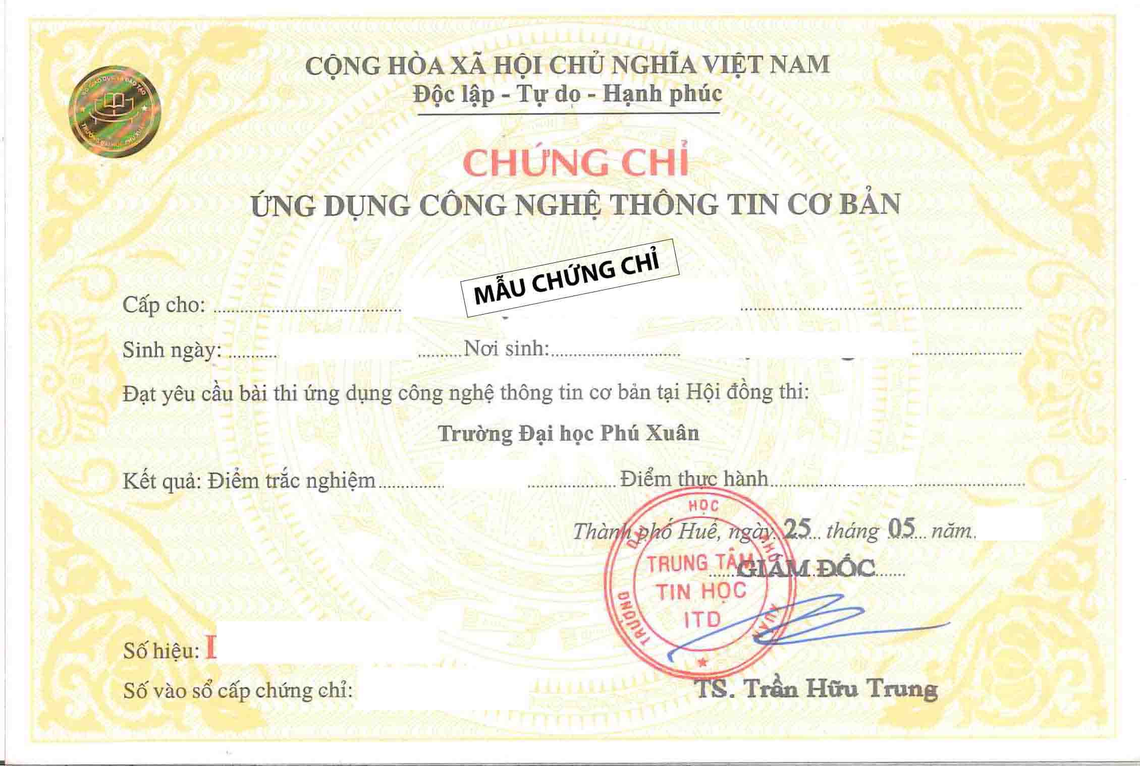 Ôn thi chứng chỉ ứng dụng công nghệ thông tin cơ bản ở đâu?